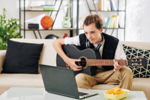 online guitar lesson