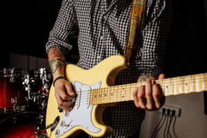 Guy Playing The Thrill Is Gone on Electric Guitar