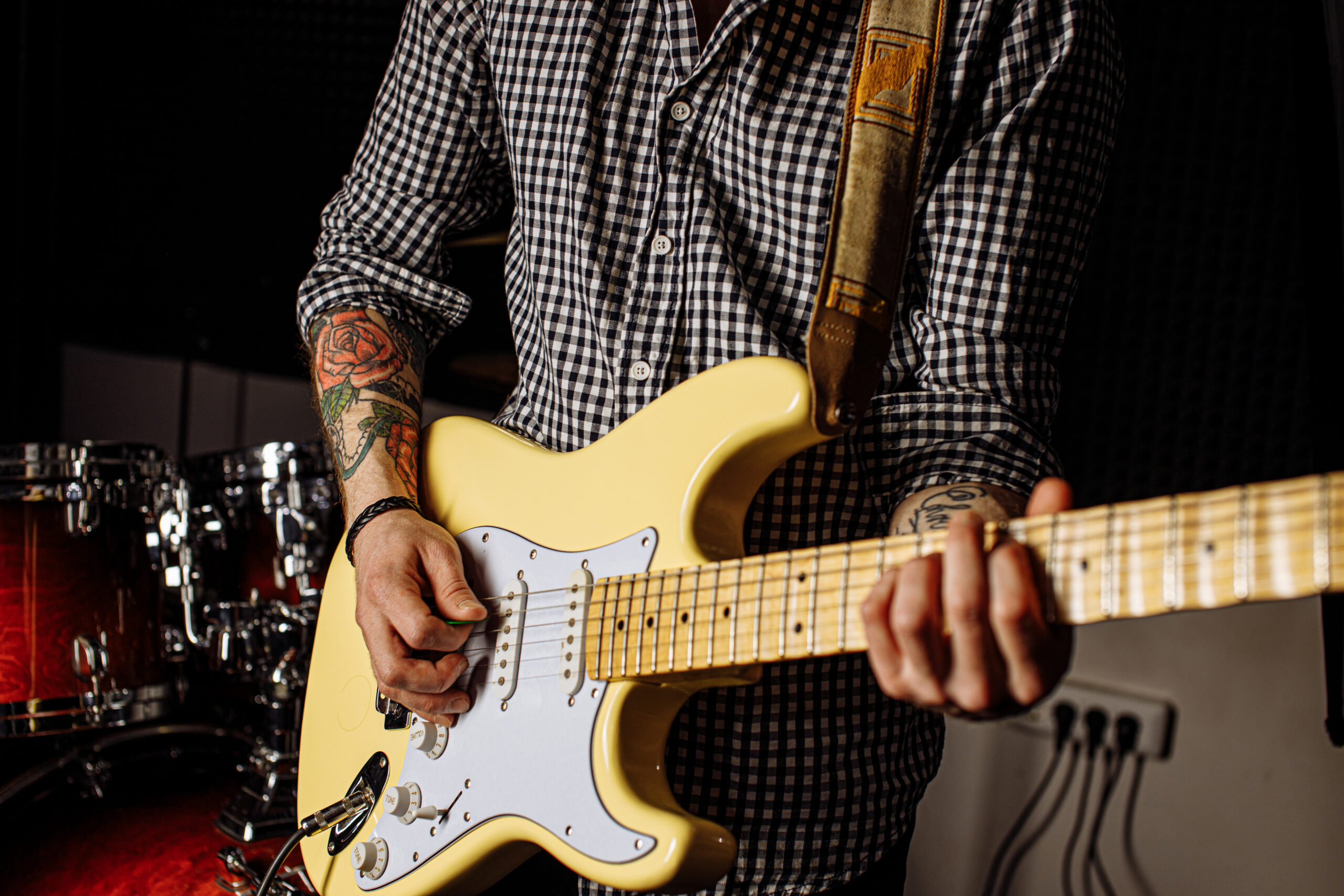 Guy Playing The Thrill Is Gone on Electric Guitar